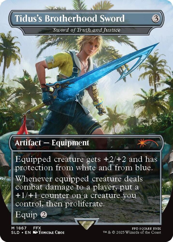 Tidus's Brotherhood Sword - Sword of Truth and Justice (1867) (SLD)