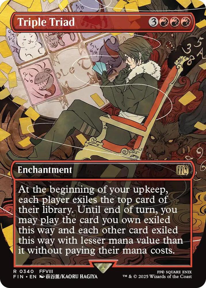 Triple Triad (Borderless) (340) (FIN)