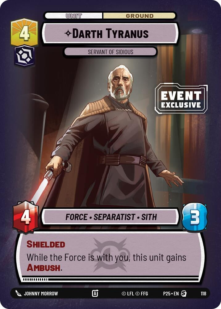 Darth Tyranus - Servant of Sidious (118) (EEP)