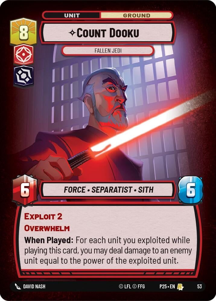 Count Dooku - Fallen Jedi (53) (OPP)