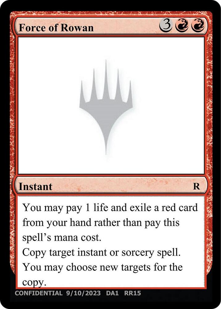 Force of Rowan (UNK)