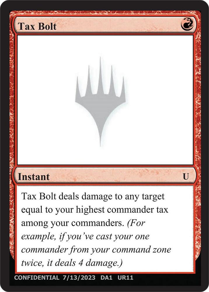 Tax Bolt (UNK)