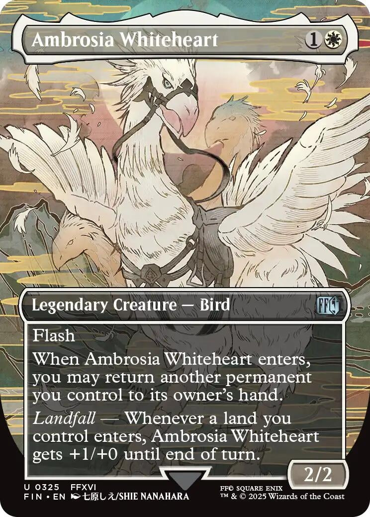 Image for Ambrosia Whiteheart (Borderless) (325) (FIN) - Magic: The Gathering