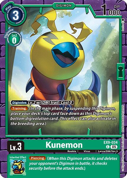 Kunemon (EX9-034 C) (EX-09)