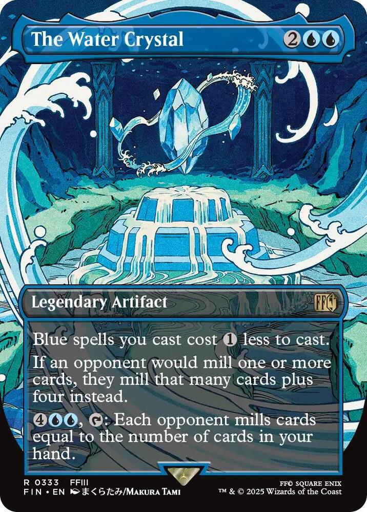 The Water Crystal (Borderless) (333) (FIN)