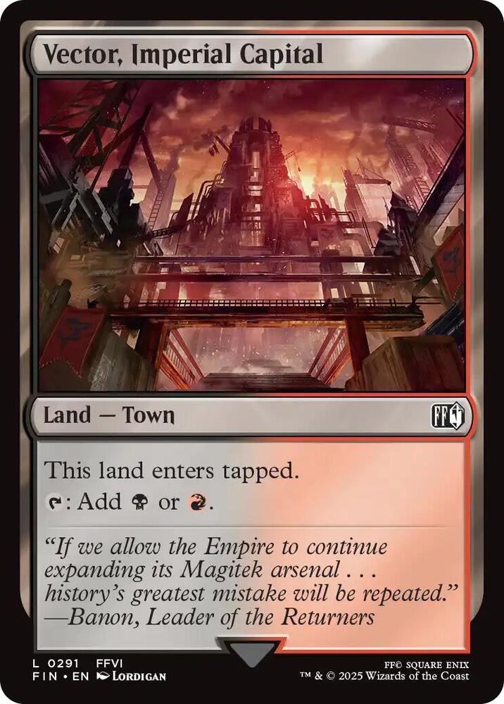 Vector, Imperial Capital (291) (FIN)
