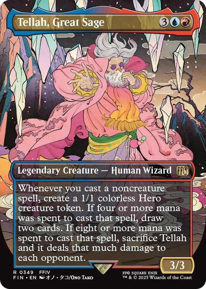 Tellah, Great Sage (Borderless) (349) (FIN)