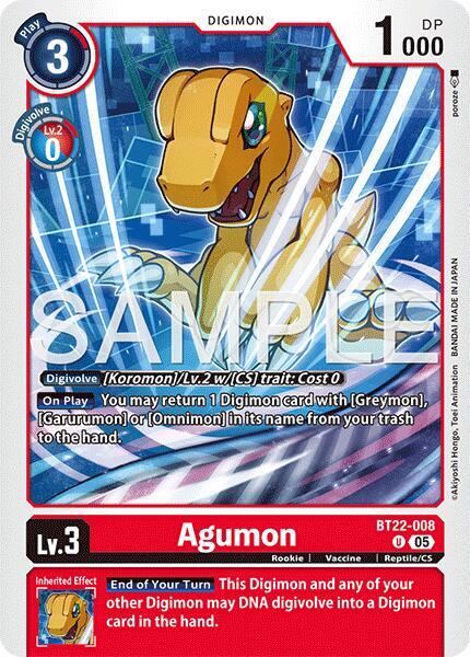 Agumon (BT22-008 U) (BT-22)