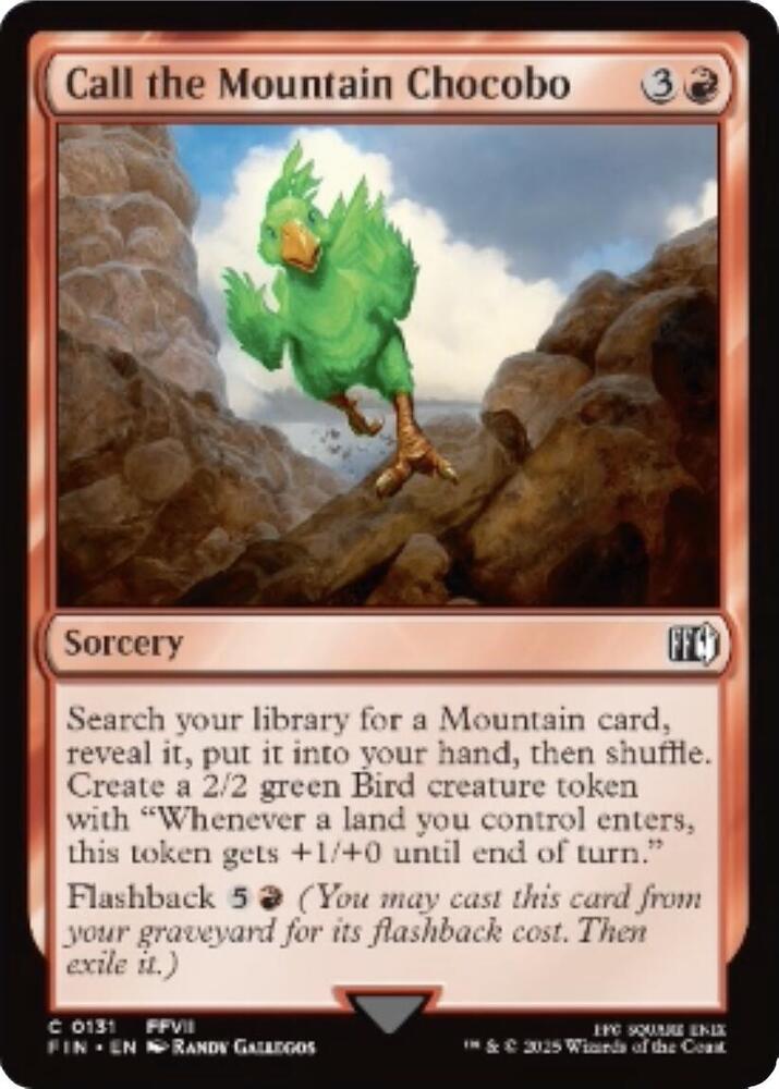 Call the Mountain Chocobo (131) (FIN)
