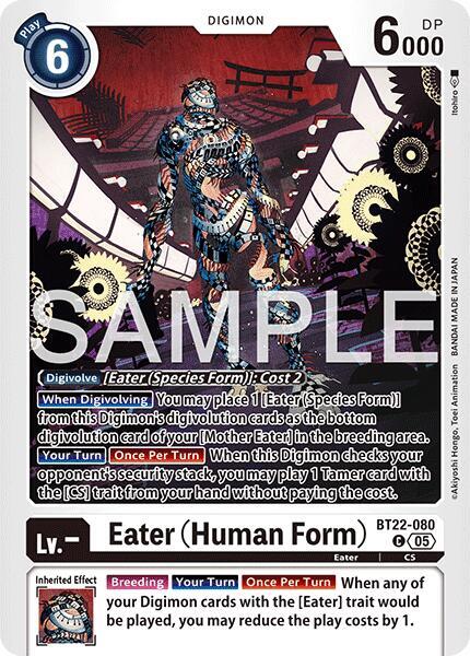 Eater (Human Form) (BT22-080 C) (BT-22)