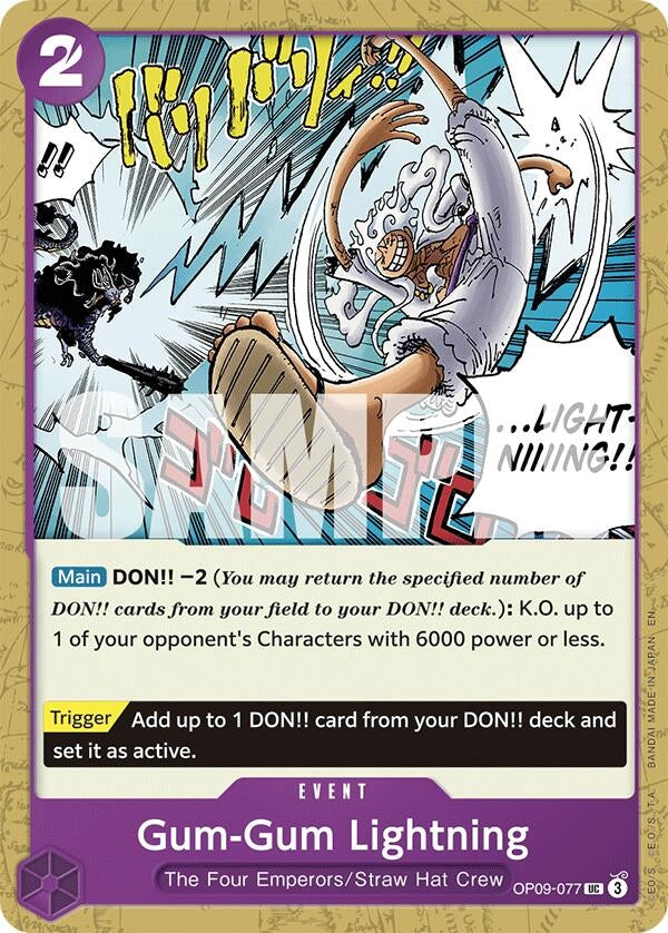 Gum-Gum Lightning (Reprint) (OP09-077) (ST-26)