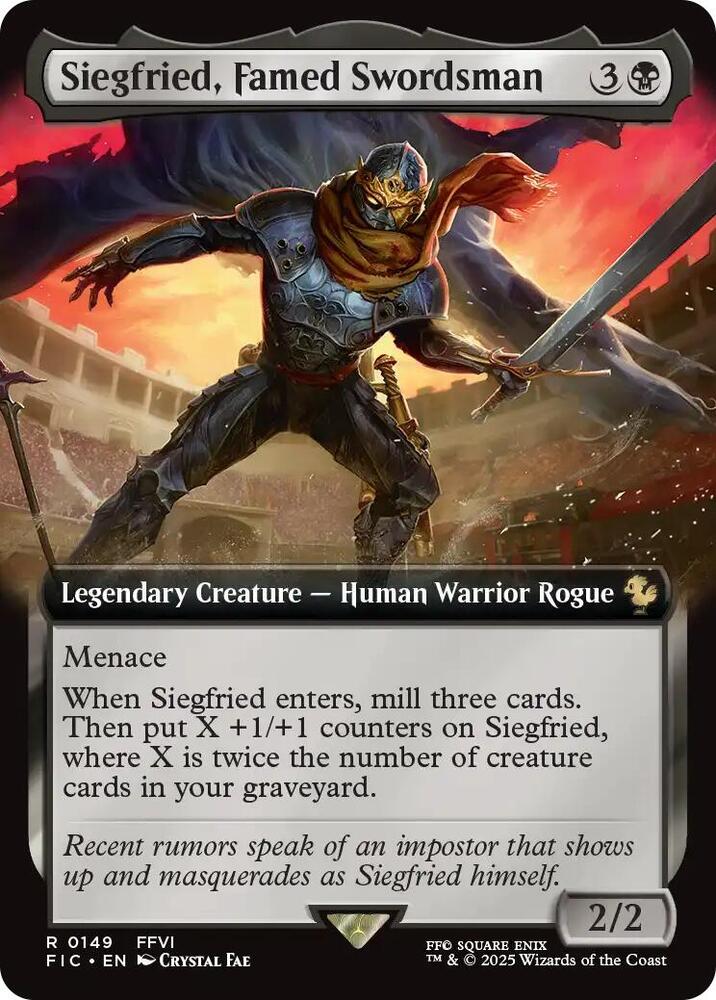 Siegfried, Famed Swordsman (Extended Art) (149) (FIC)