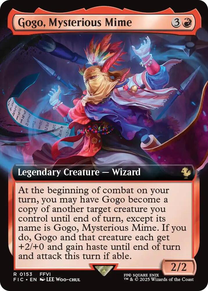 Gogo, Mysterious Mime (Extended Art) (153) (FIC)