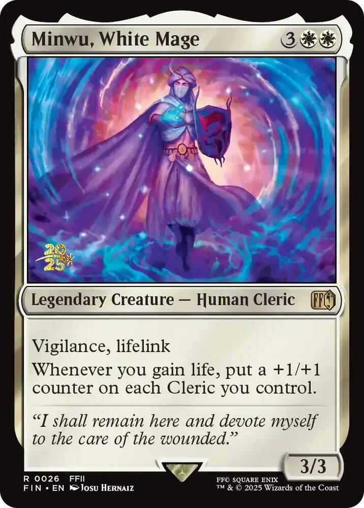 Minwu, White Mage (26) (PRE)