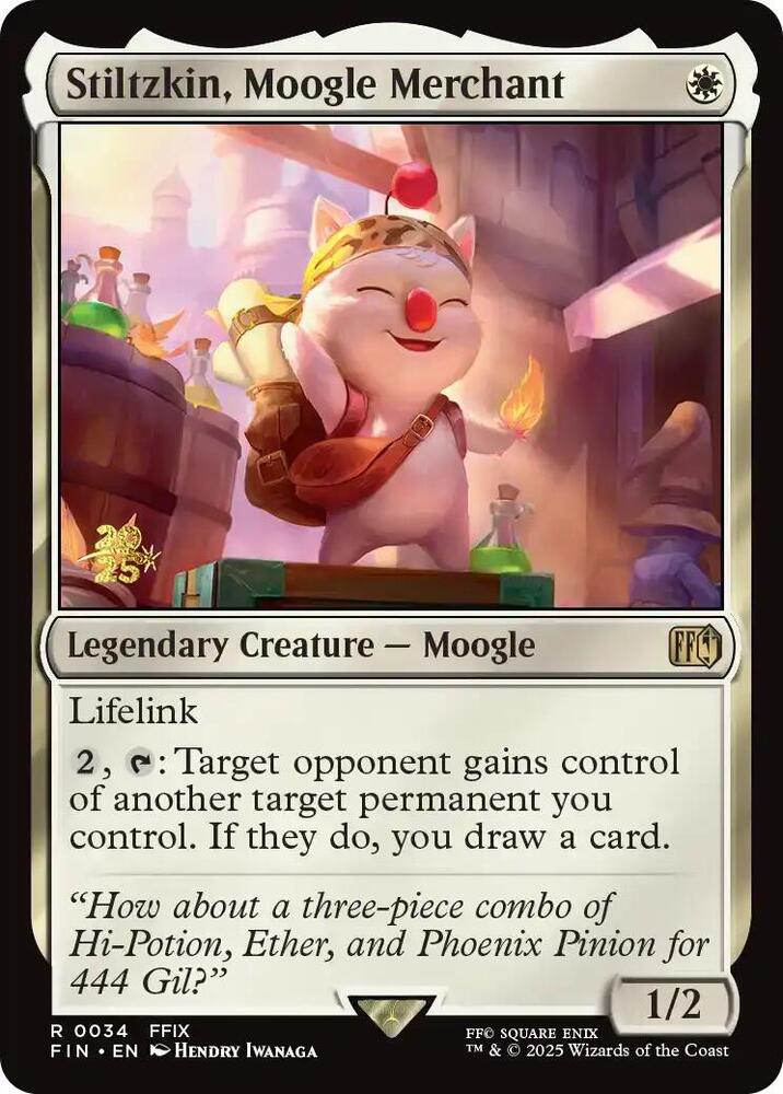 Stiltzkin, Moogle Merchant (34) (PRE)