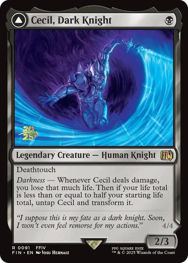 Cecil, Dark Knight (91) (PRE)