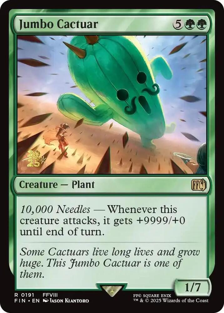 Jumbo Cactuar (191) (PRE)