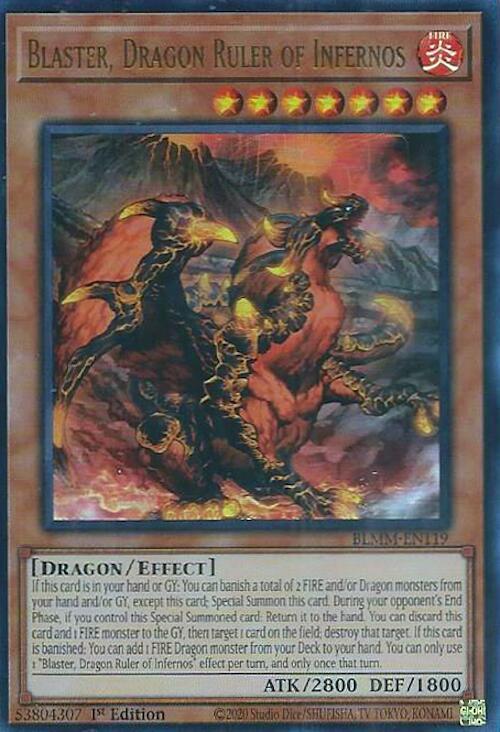 Blaster, Dragon Ruler of Infernos (BLMM-EN119) (BLMM)