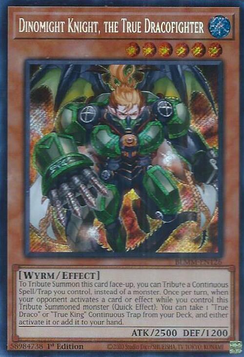 Dinomight Knight, the True Dracofighter (BLMM-EN126) (BLMM)