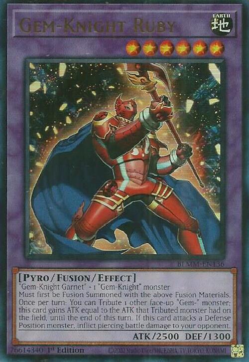 Gem-Knight Ruby (BLMM-EN136) (BLMM)