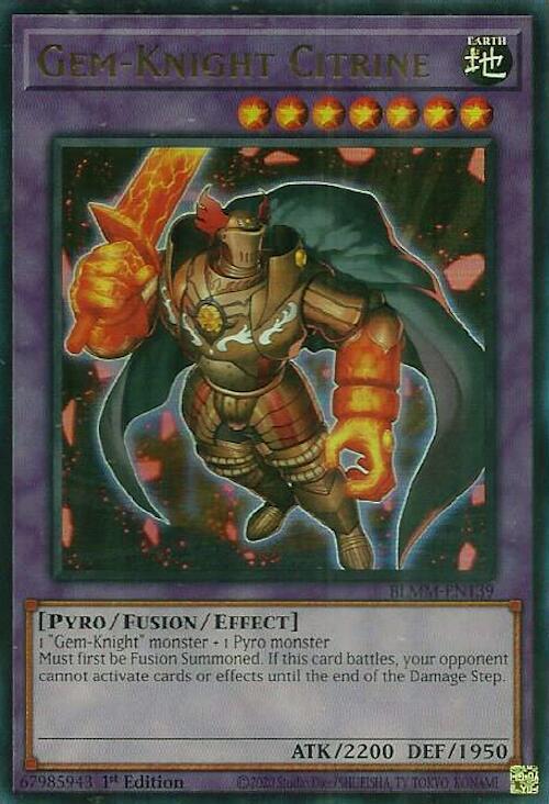 Gem-Knight Citrine (BLMM-EN139) (BLMM)