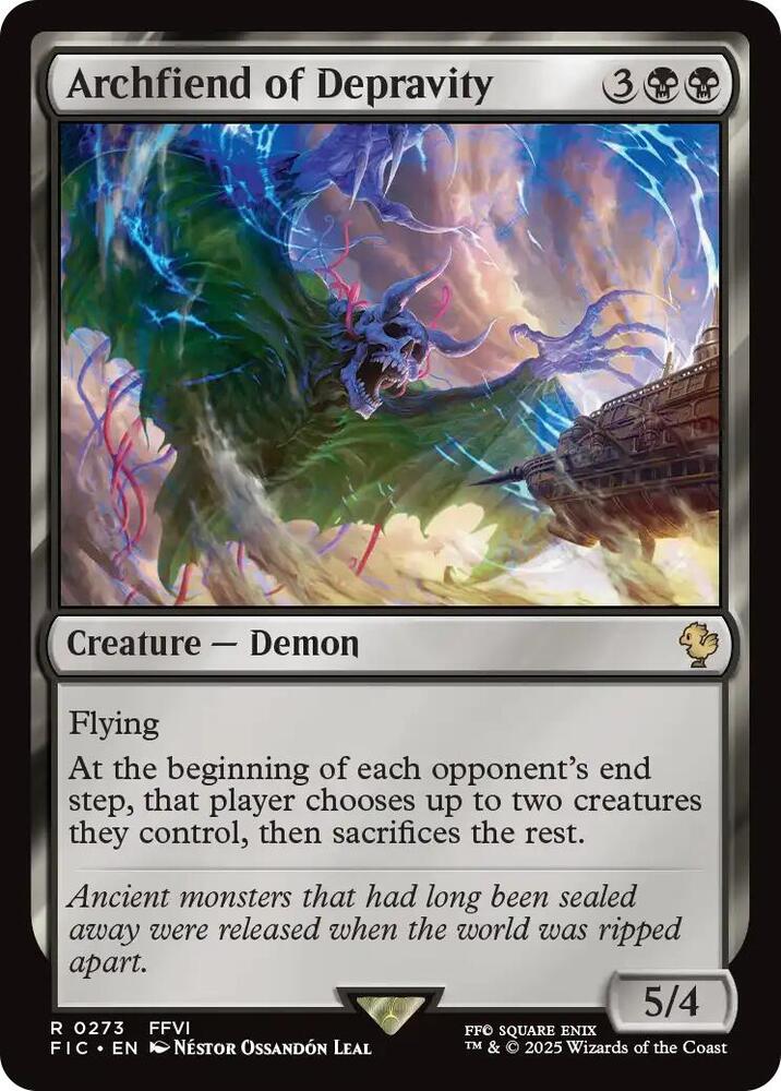 Archfiend of Depravity (Surge Foil) (273) (FIC)