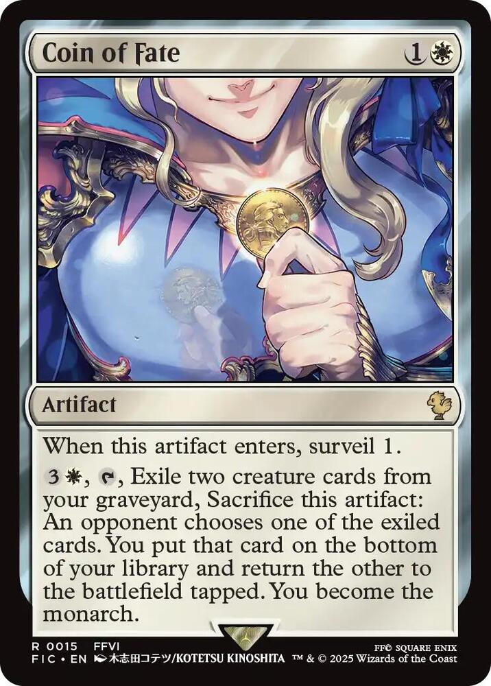 Coin of Fate (Surge Foil) (15) (FIC)