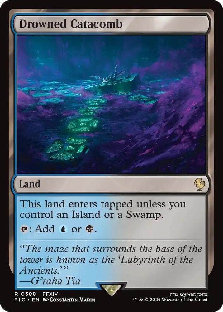 Drowned Catacomb (Surge Foil) (388) (FIC)