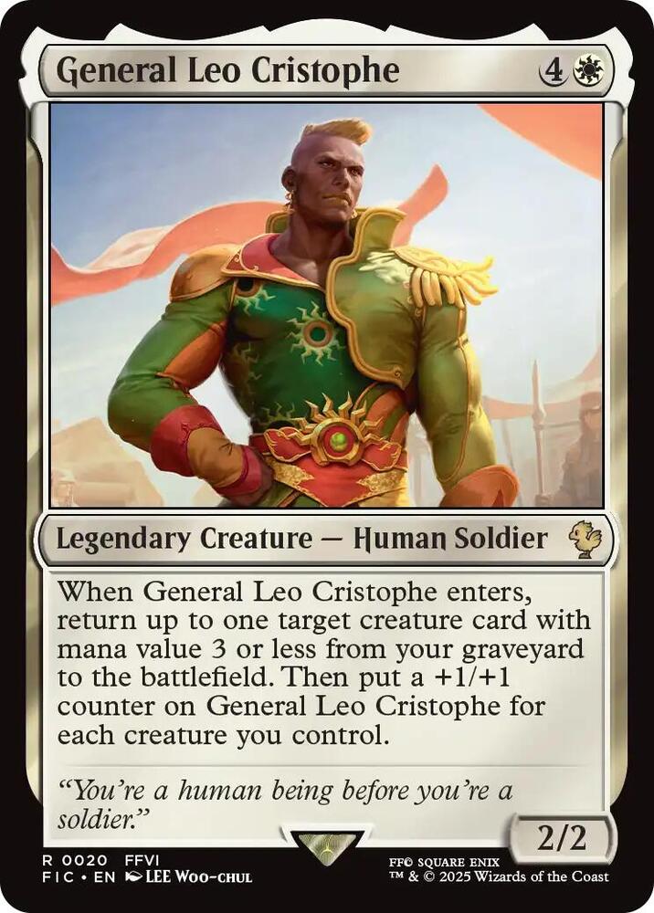 General Leo Cristophe (Surge Foil) (20) (FIC)