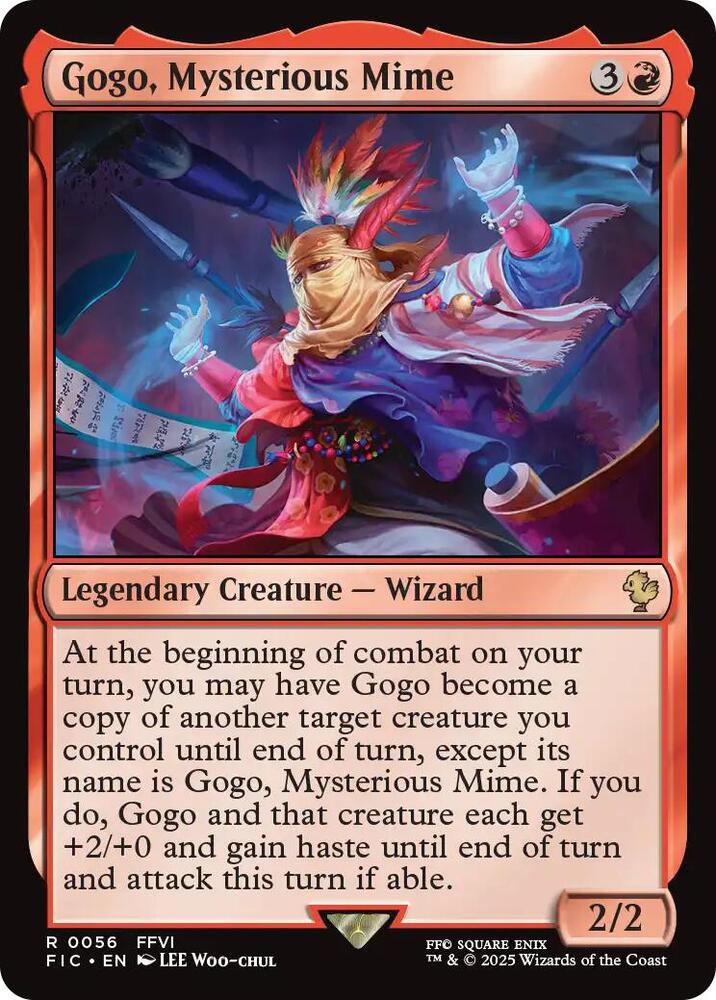Gogo, Mysterious Mime (Surge Foil) (56) (FIC)
