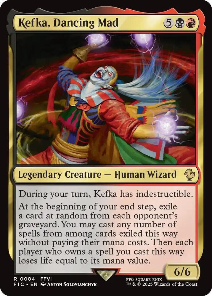Kefka, Dancing Mad (Surge Foil) (84) (FIC)