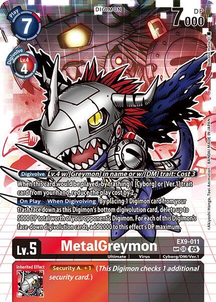 MetalGreymon (SP) (EX9-011 SR) (EX-09)