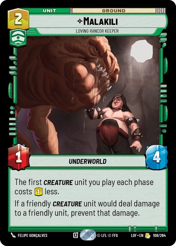 Malakili - Loving Rancor Keeper (108/264) (LOF)