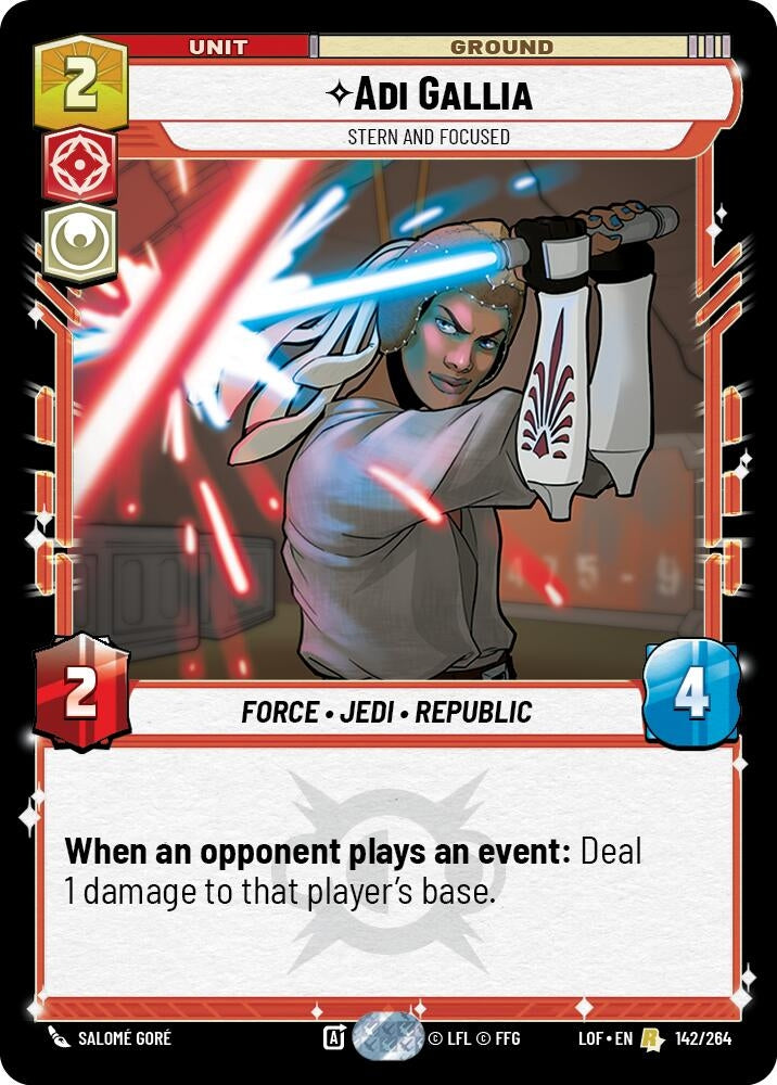 Adi Gallia - Stern and Focused (142/264) (LOF)