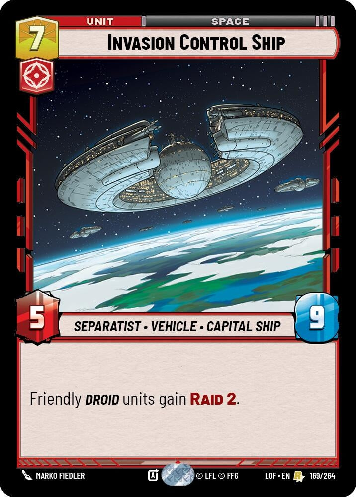 Invasion Control Ship (169/264) (LOF)