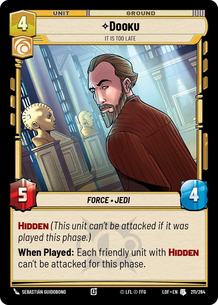 Dooku - It Is Too Late (211/264) (LOF)