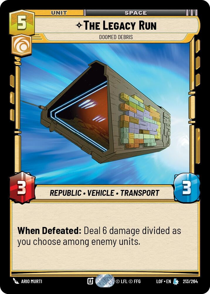 The Legacy Run - Doomed Debris (213/264) (LOF)