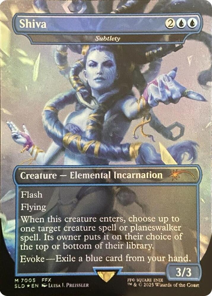 Shiva - Subtlety (Rainbow Foil) (7005) (SLD)