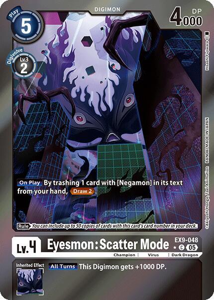 Eyesmon: Scatter Mode (Limited Foil) (EX9-048 C) (EX-09)