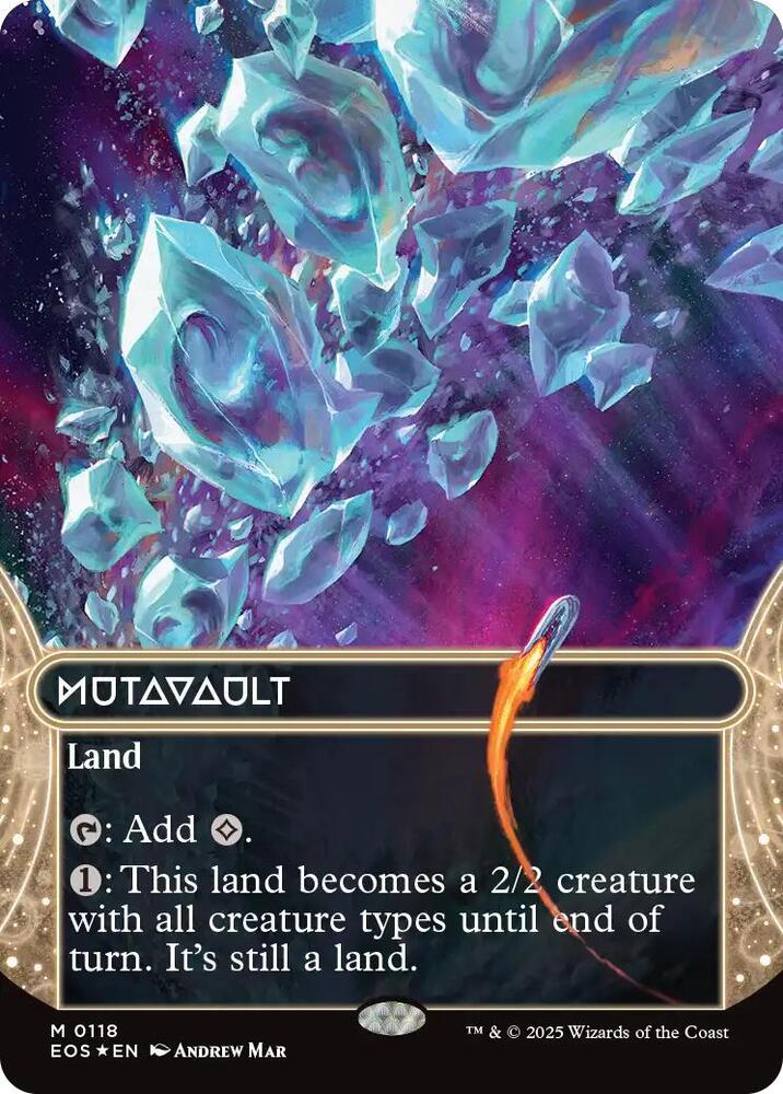 Mutavault (0118) (Borderless) (Galaxy Foil) (118) (EOS)