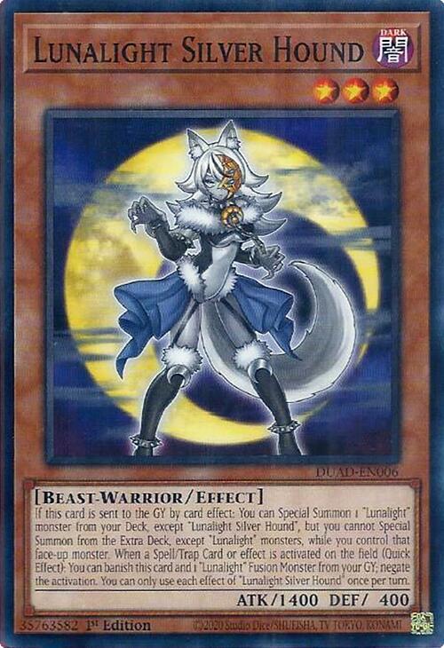 Lunalight Silver Hound (DUAD-EN006) (DUAD)