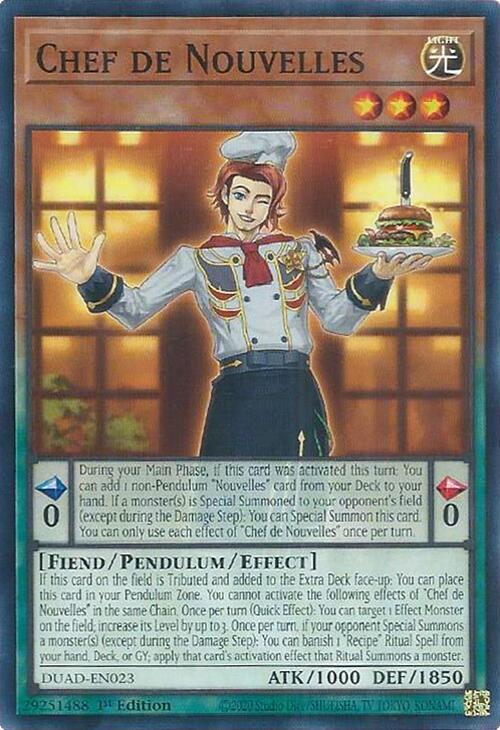 Chef de Nouvelles (DUAD-EN023) (DUAD)