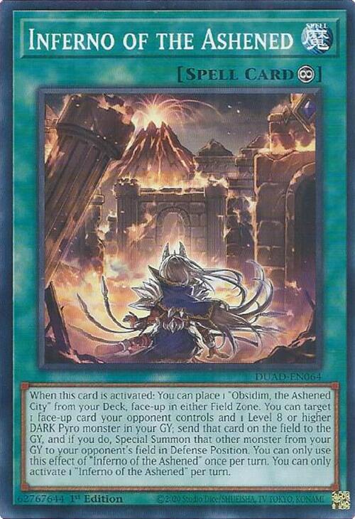 Inferno of the Ashened (DUAD-EN064) (DUAD)