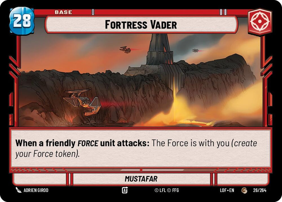 Fortress Vader // Force (026/264 // T03/T03) (LOF)