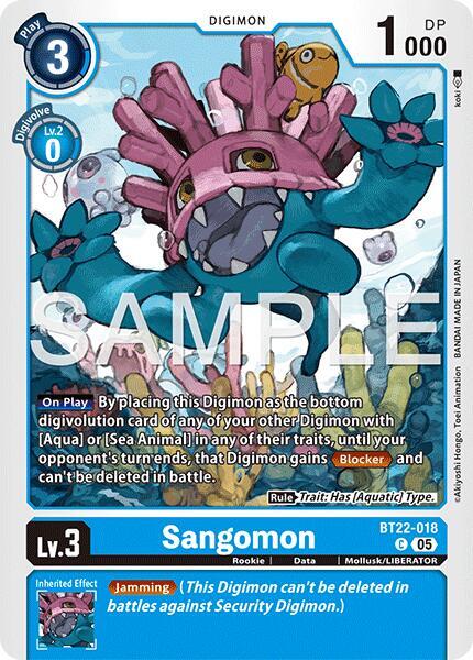Sangomon (BT22-018 C) (BT-22)