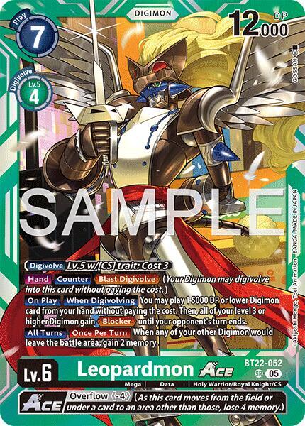Leopardmon ACE (BT22-052 SR) (BT-22)