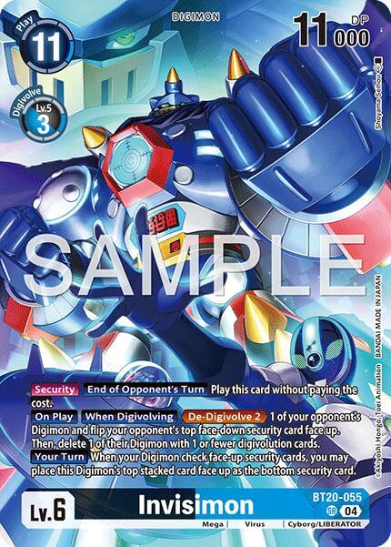 Invisimon (Digimon Liberator Debuggers Set) (BT20-055 SR) (BT19-20)