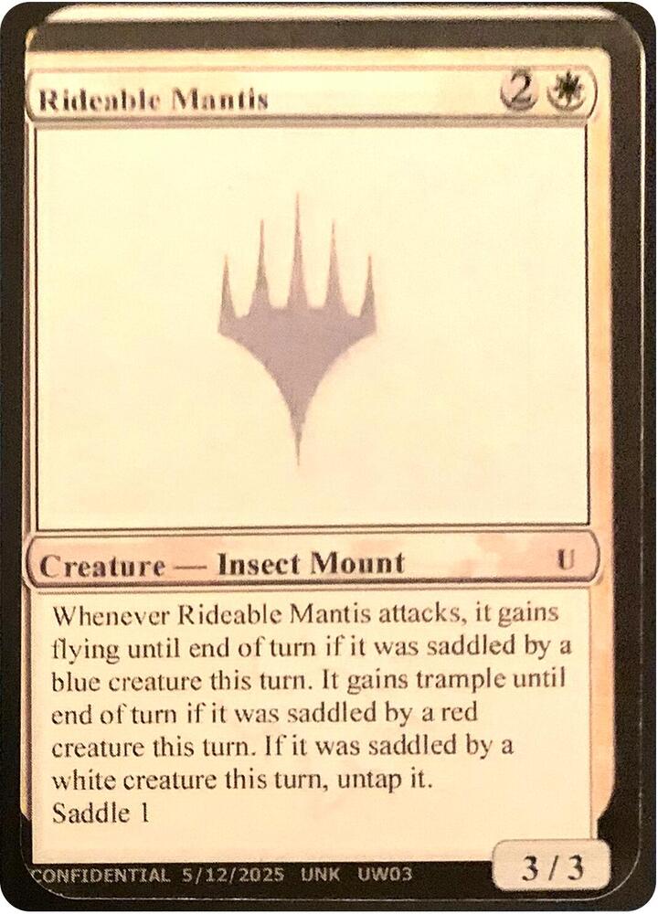 Rideable Mantis (UNK)