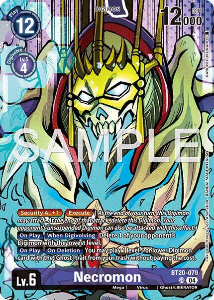 Necromon (Digimon Liberator Debuggers Set) (BT20-079 SR) (BT19-20)