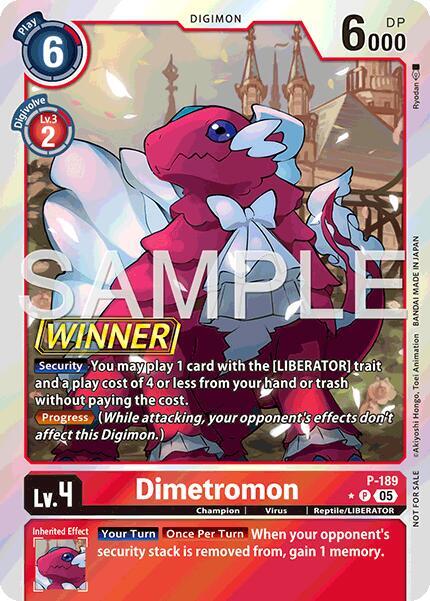 Dimetromon (Store Tournament 2025 Vol.3 Winner Pack) (P-189 P) (D-PR)